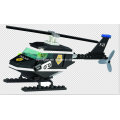 Police Series Designer Patrol Helicopter 76PCS Block Toys